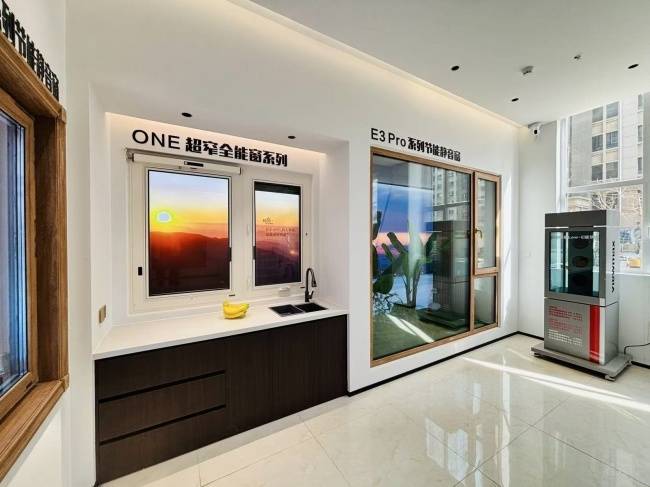 牟平门店的台面与样窗展示,可现场比较不同使用位置的操作方式。